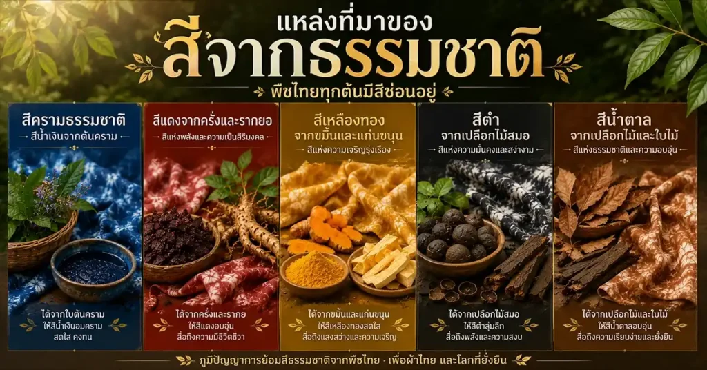 สีธรรมชาติในผ้าทอมือ ได้มาจากอะไรบ้าง? 023 11zon